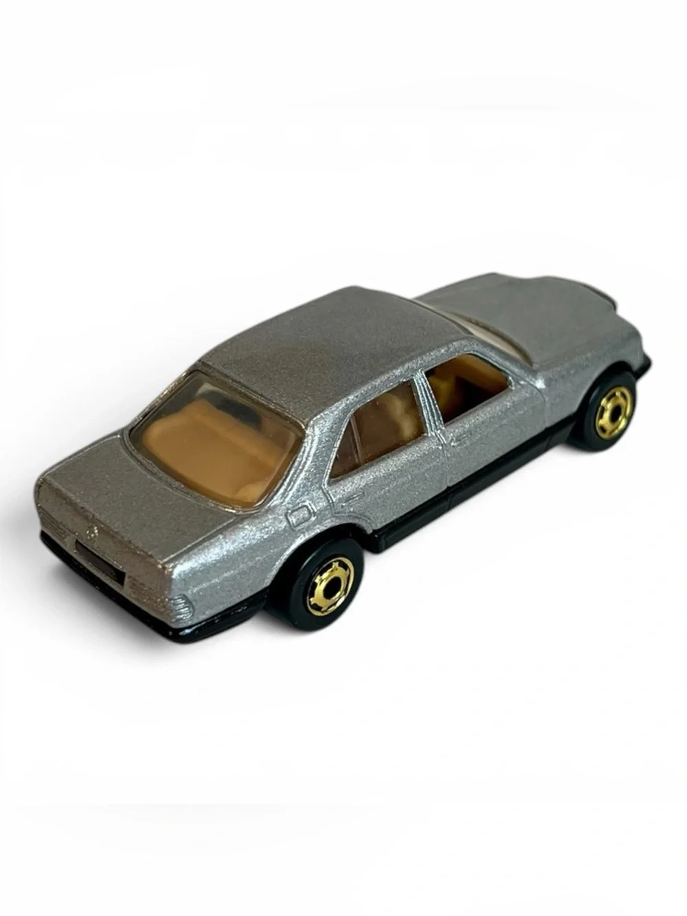 Hot Wheels Mercedes 380 SEL Silver/Black Gold Wheels Hong Kong 1981 GHO